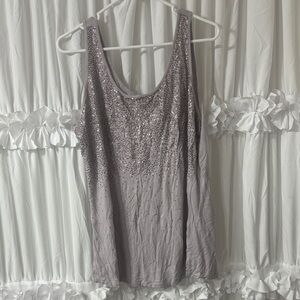 Sparkling Gray Tank Top